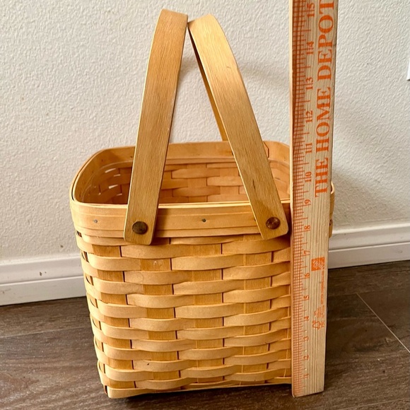 Vintage Royce craft tall rectangular basket - Picture 1 of 9